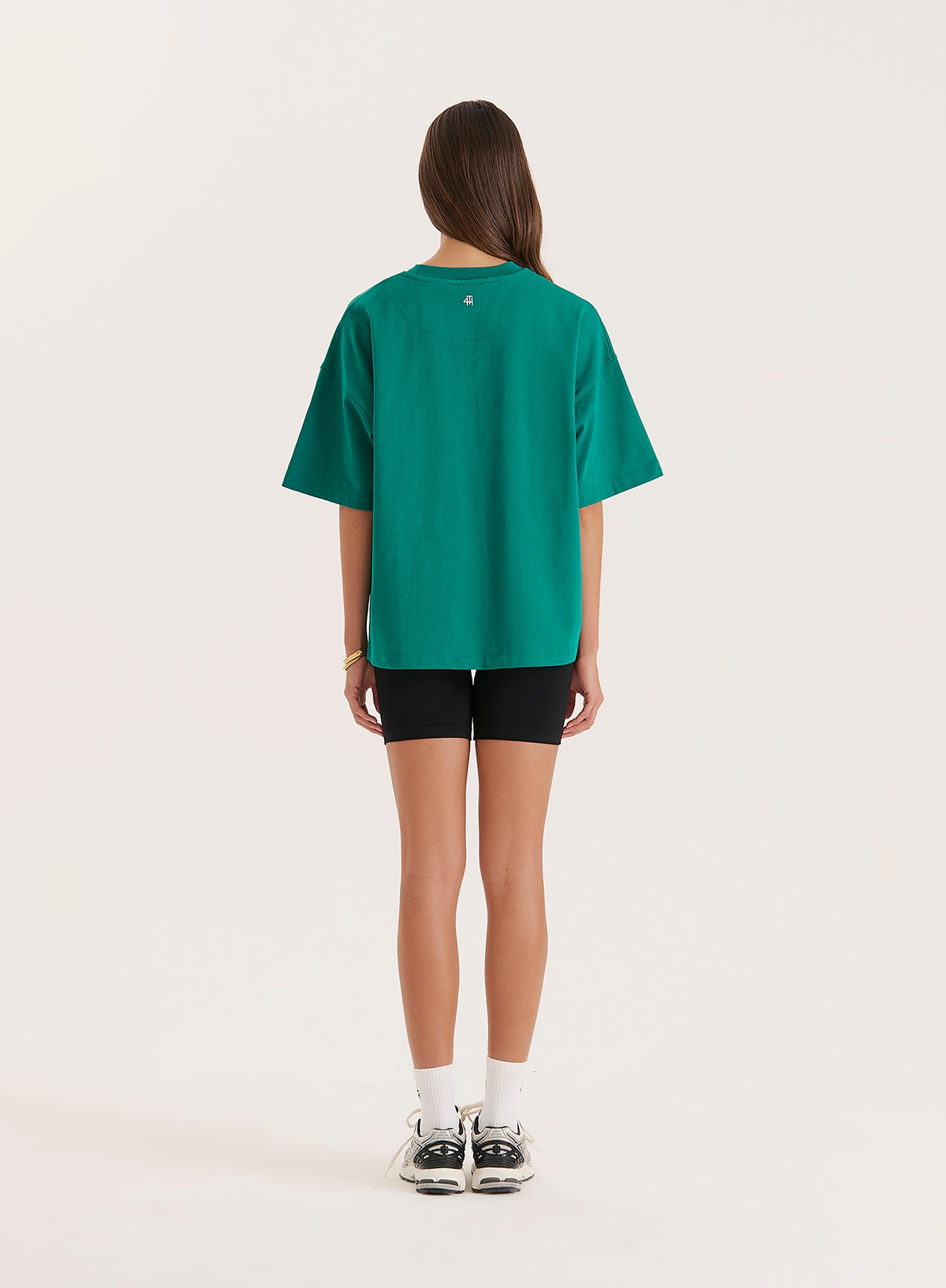Green Sports Club Slogan Oversized T-Shirt